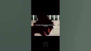 “A dropout will beat a genius with hard work.” - Rock Lee #motivation #naruto #animemotivation