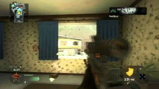 Call of Duty Black Ops: Quickscope Through Wall [HD]