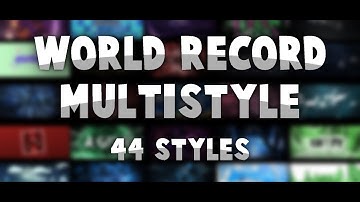 〘PZP || #100〙44 Style World Record Multistyle Intro ◁  SkooArtz ▷ All by myself || For all of you.