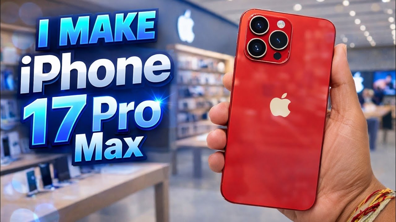 ₹50 Mein iPhone 17 Pro Max Banaya! 😳 Full Process Challenge 🔥