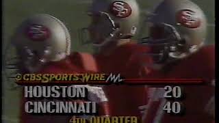 New Orleans Saints vs San Francisco 49ers 1990 1st Half Week 16