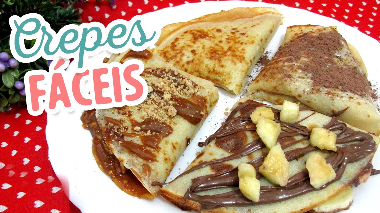 Como fazer crepes em casa youtube Crepe in casa
