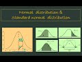 Probability - 07 Normal &amp; Standard normal distributions