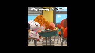 Why Snoopy Do That