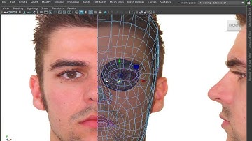 Face modeling in Maya part 04