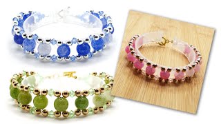 Watch How to Make These Cracked Earth Bead Bracelets! Quick & Easy Jewellery