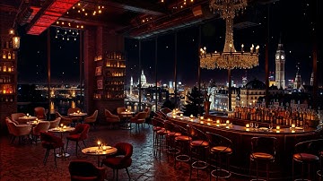 Gentle Night Jazz at a Cozy London Bar ~ Soft Jazz Saxophone Music for Relaxing, Studying, Sleeping