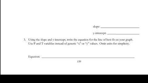 Chemistry 1 Gas Pressure Temperature Relationship Experiment Intro Video