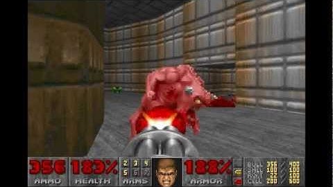 Doom 1 Knee-Deep in the Dead E1M7 Computer Station on Ultra-Violence