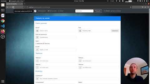 Programação Web II: Aula 33 Validação do cadastro de contato no back-end (hands on)