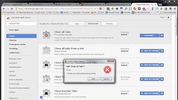 How to Use Google Chrome Extension "Close All Tabs"