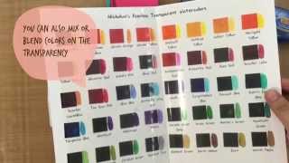 Peerless Watercolors Color Chart and Palette － 紙水彩水彩調 ...