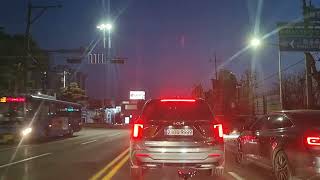 원주 한국도로공사~태장초등학교~송문사거리(25.2.22) #원주 #태장초 #송문사거리