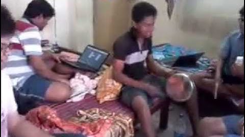 bppimt 1st year hostel (2013-14) singing "Paani da rang dekh ke" in just different way.