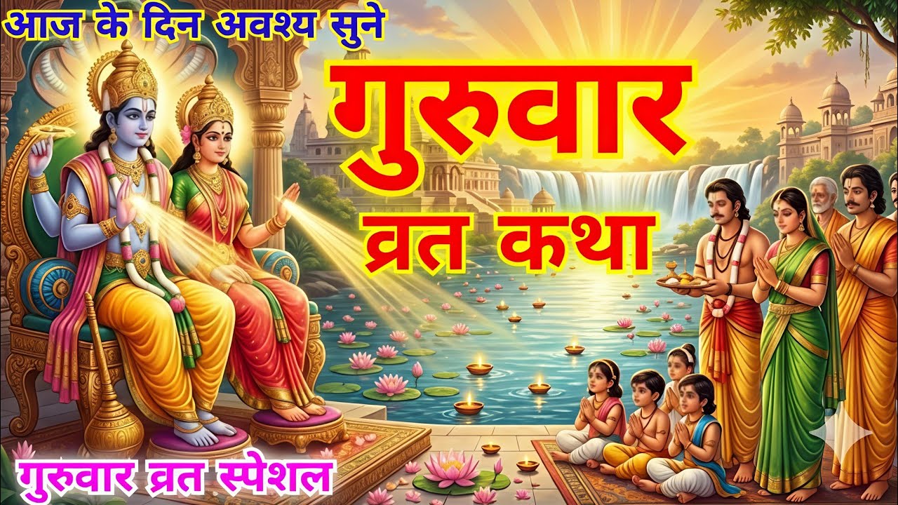 गुरुवार व्रत कथा guruwar vrat katha गुरुवार व्रत स्पेशल guruwar vrat special #bVishnu #विष्णुलक्ष्मी