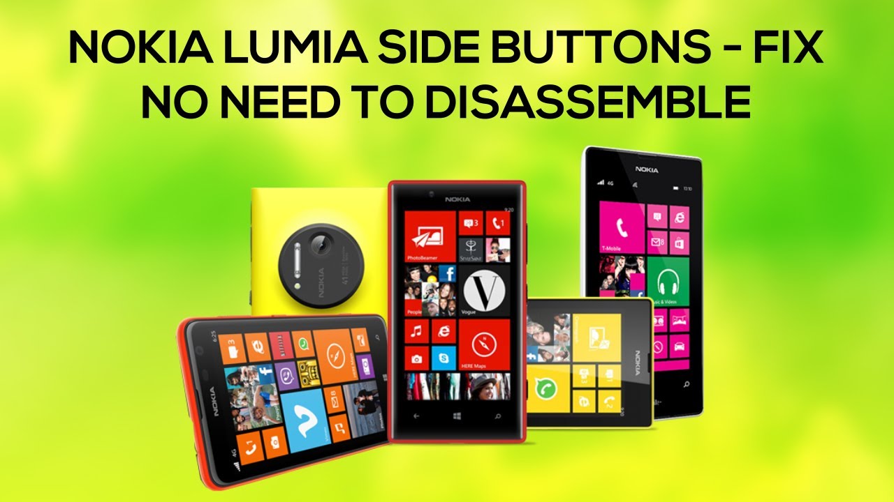 Sfondi Natalizi Nokia Lumia 520.Lumia Side Button Not Working Fix No Need To Disassemble 520 620 Others Youtube