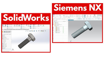 SolidWorks vs NX: How to Model a Bolt (Full Step-By-Step Tutorial for Beginners)