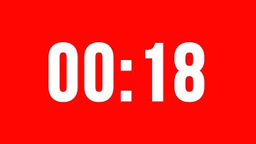 18 Second Timer With Alarm Without Music