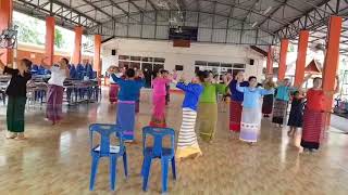 Chiang Mai, Thailand. May 2024 - Thai dance team Hugfon