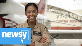 U.S. Navy's First Black Woman Tactical Jet Pilot Graduates