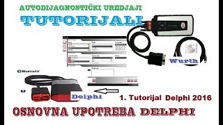 Univerzalna dijagnostika DELPHI Osnovna upotreba Tutorijal 1