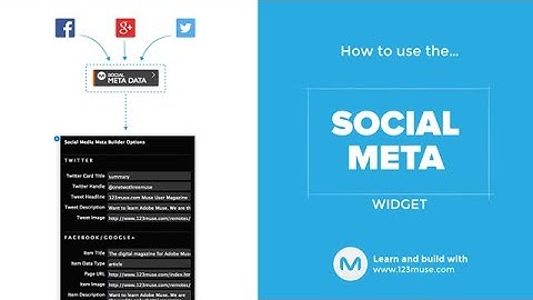 Social Media Metadata widget for Adobe Muse, from http://www.123muse.com