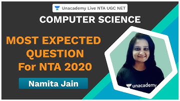Most Expected Question NTA 2020 | Computer Science | NTA UGC NET 2020 | Namita Jain
