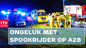 Ongeluk met spookrijder op A28 & de bever zorgt voor overlast | Drenthe Nu 2 februari 2022