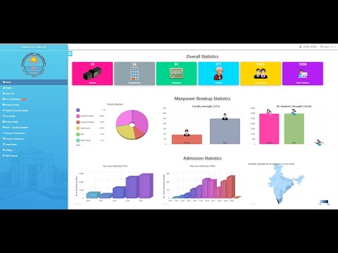 Pondicherry University - Student Academic Management System (PUSAMS) portal Intro video for students