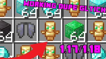 WORKING DUPE GLITCH FOR MINECRAFT BEDROCK 1.17/1.18