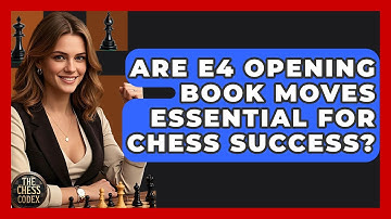 Are E4 Opening Book Moves Essential For Chess Success? - The Chess Codex