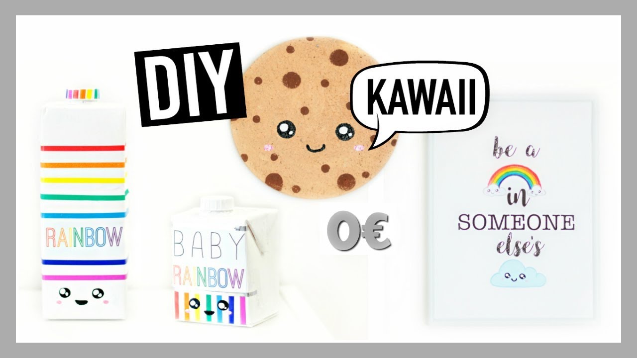 DIY 0 € KAWAII : Deco Chambre Pas Chère / Room Decor (français