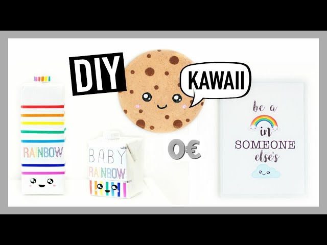 DIY 0 € KAWAII : Deco Chambre Pas Chère / Room Decor (français