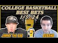 NCAA Basketball Best Bets &amp; Predictions with Bobano | 1/5/24 | UCONN vs Butler &amp; More!