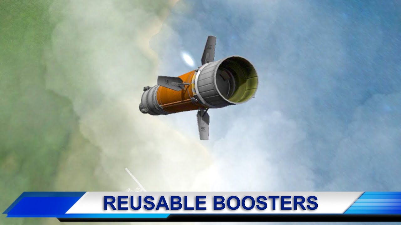 KSP Stock Reusable Boosters (Space X Style) - YouTube