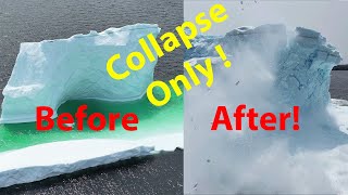 Tips 2021 限定インク　on the iceberg field Iceberg Collapse Perfect Timing! - June 5, 2025 - YouTube
