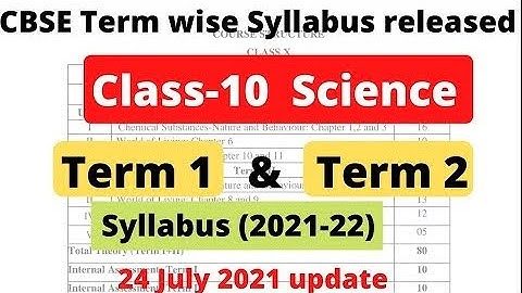 CBSE Class 10 Term