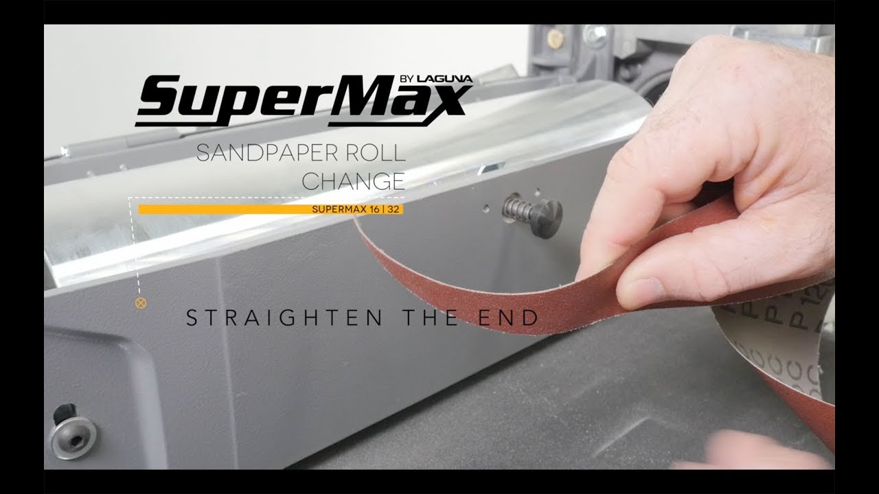 6 Pack Drum Sander Sanding Wraps/Rolls 100g for SuperMax 19-38 