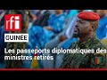 Guine les ministres privs de leurs passeports diplomatiques  rfi