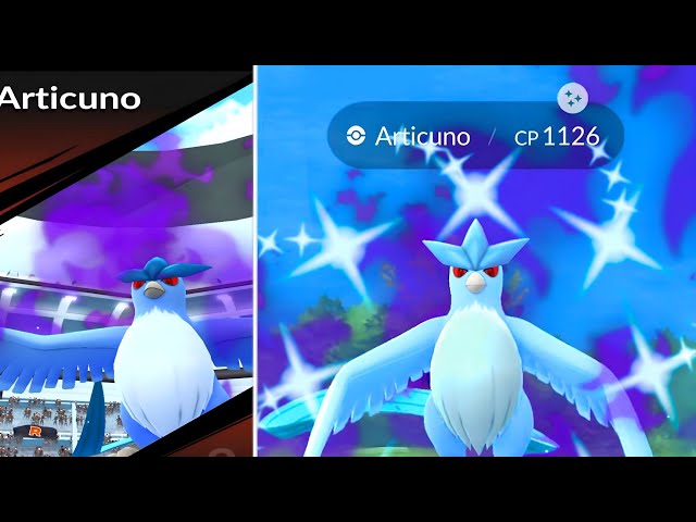 First Time Shadow Shiny Articuno in Pokemon Go 