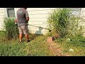 Homeowner was SHOCKED I Didn't Take His Money For Cutting His Overgrown Lawn