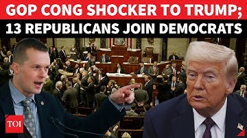 GOP Shock: House Republicans Join Dems Against Own Govt; Trigger Vote Against Trump Union Order