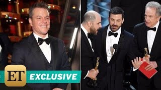 EXCLUSIVE: Matt Damon Roasts Jimmy Kimmel After Oscars Flub: 'They Got What They Paid For'