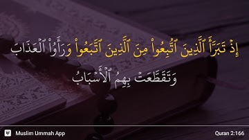 سوره بقره آیه 166