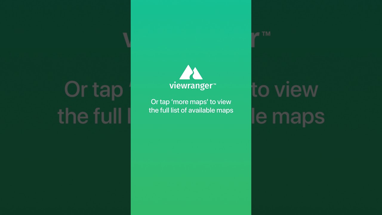 ViewRanger app tutorial How to switch between map types YouTube