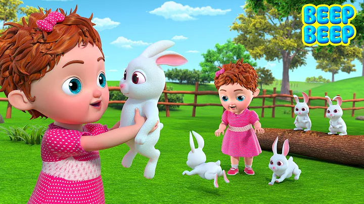 Five Little Bunnies | Counting song | Beep Beep Nursery Rhymes & Kids Songs