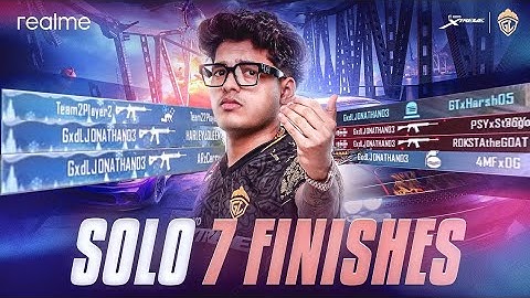 SOLO 7 FINISHES DOMINATION | JONATHAN IS BACK | BGMI