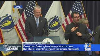Gov. Baker Gives Update On Coronavirus Outbreak