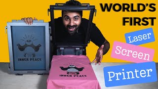 World's First Laser-Powered Screen Printer: Xtool Screen Printer Review