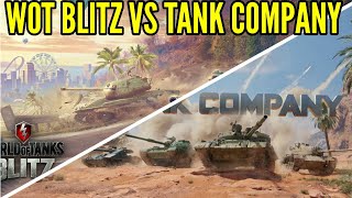 World of tanks blitz VS Tank company screenshot 2